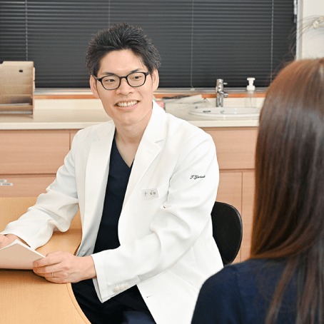 検査結果説明の様子